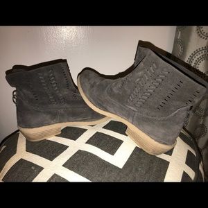 Grey Ankle Boots
